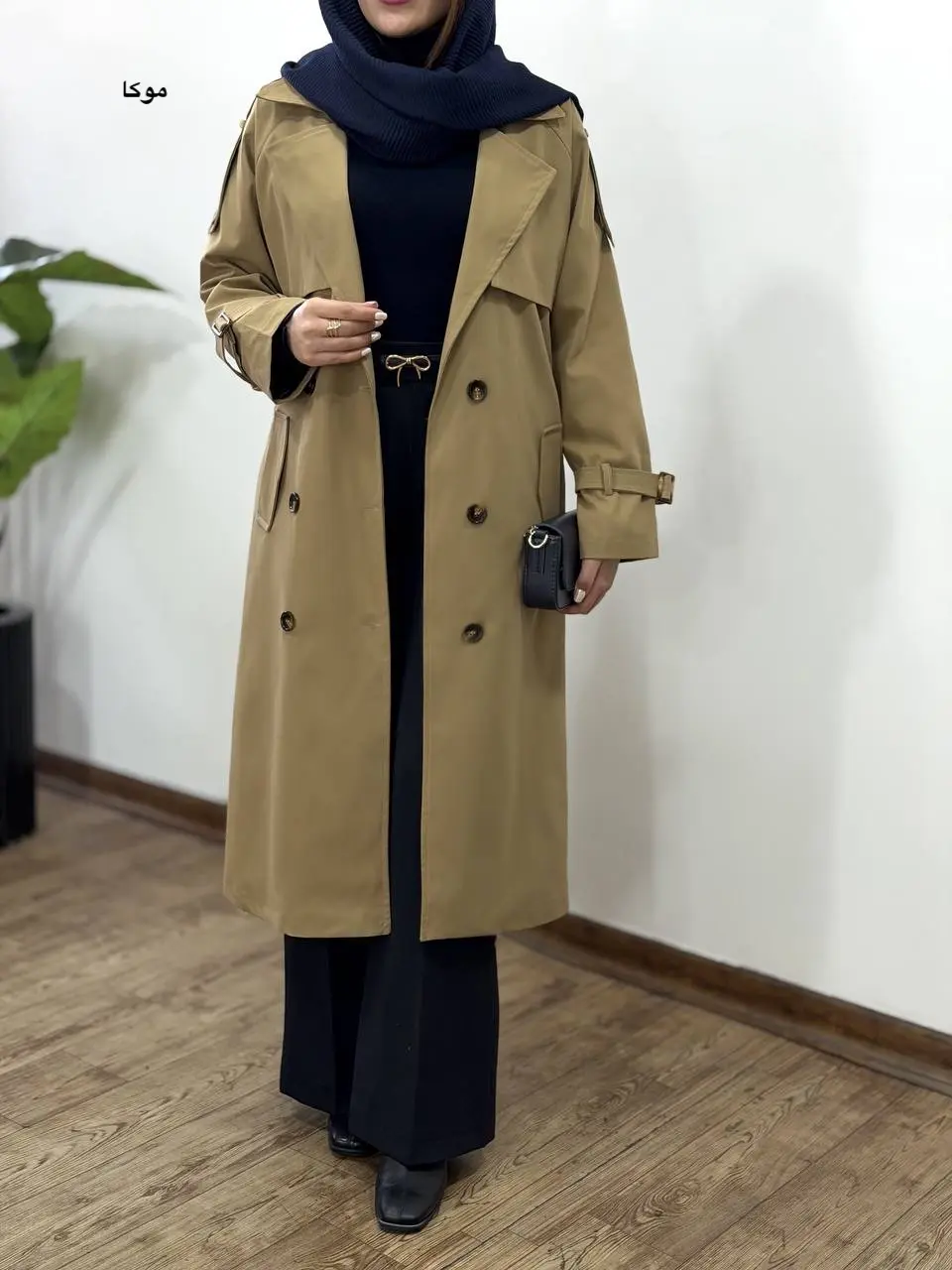 ترنچ کت بلند آستردار نورا 2